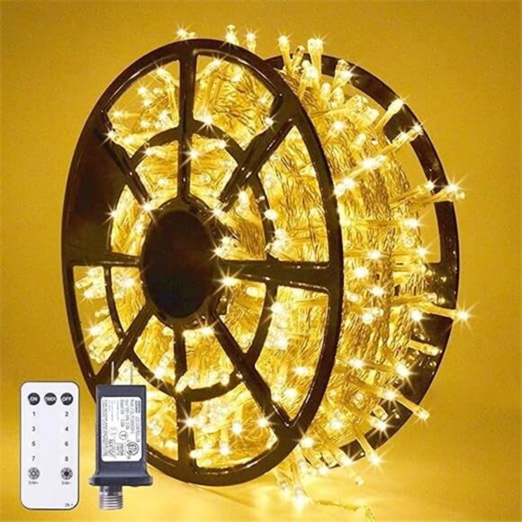 168FT 600 LED Christmas Lights Outdoor Waterproof 8 Modes Indoor Christmas - Picture 7 of 7